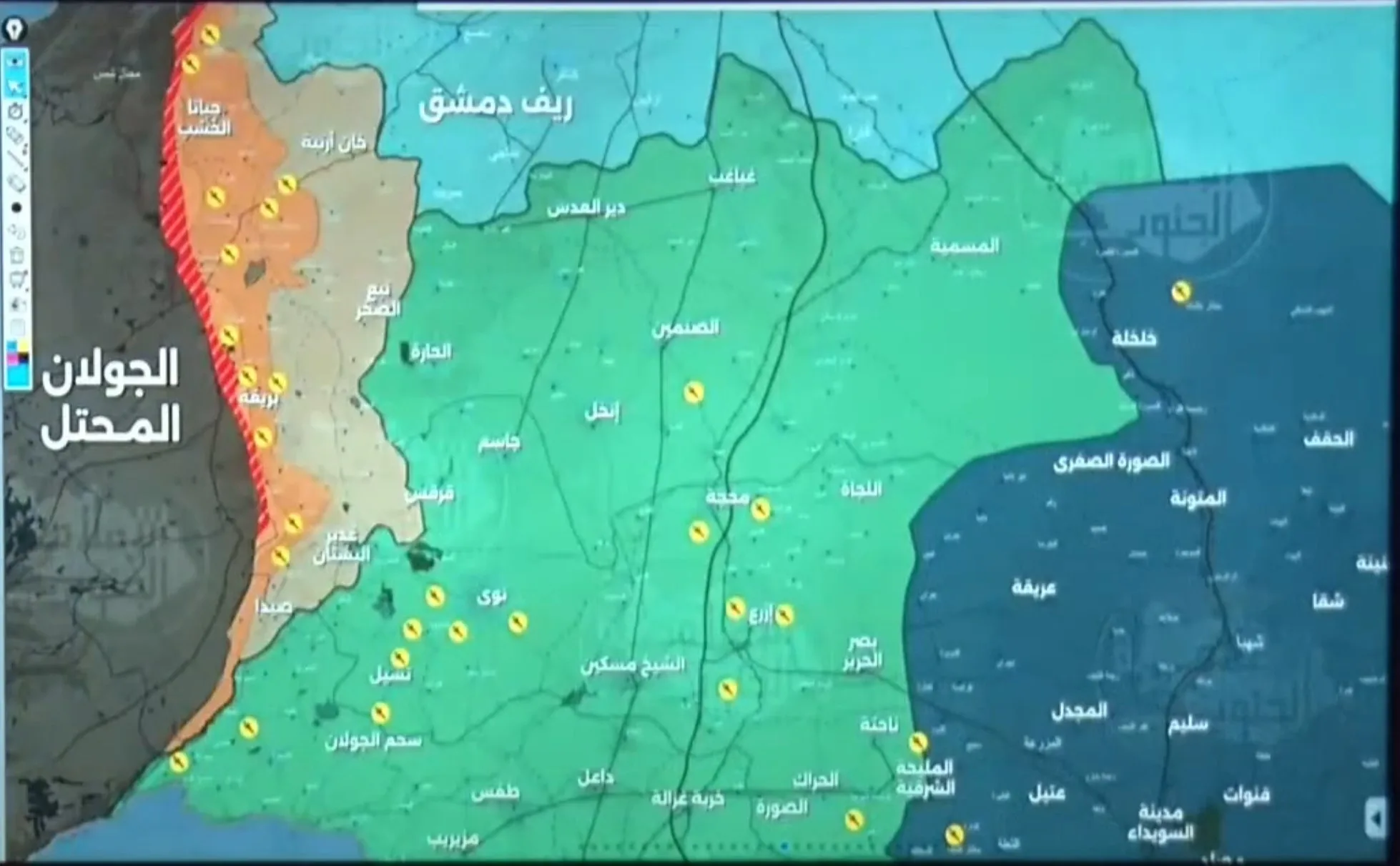 الجيش الإسرائيلي يحتل المنطقة العازلة في الأراضي السورية