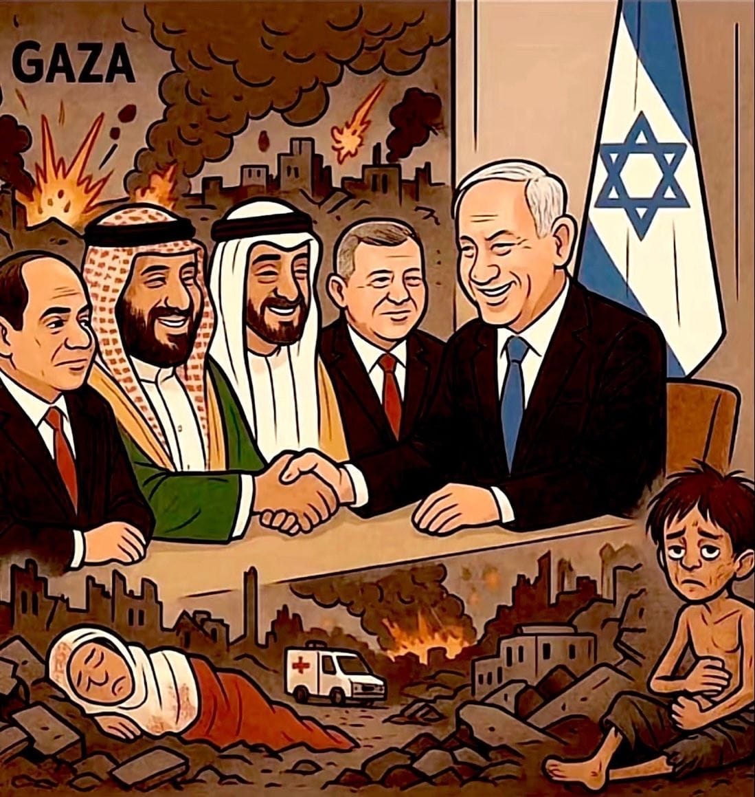 إسرائيل قشتالة هذا العصر، والمشرق العربي في عين العاصفة