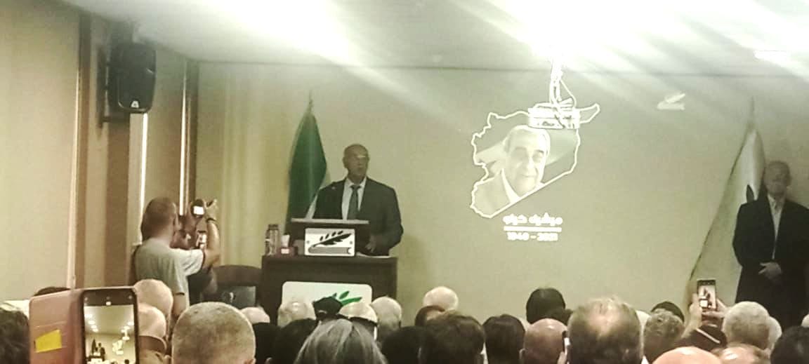 اتحاد الكتاب العرب بدمشق يقيم حفل تكريم للمناضل السوري الراحل ميشيل كيلو شارك فيه الأخ الأمين العام للحزب